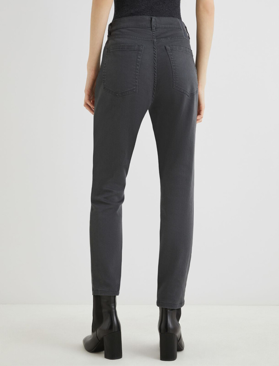 skinny jeans – dunkelgrau