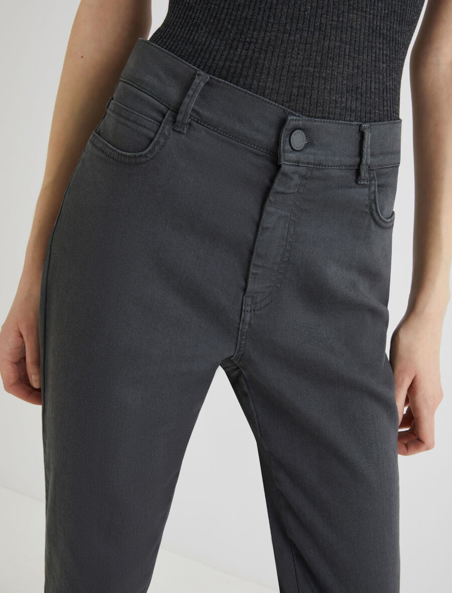 skinny jeans – dunkelgrau