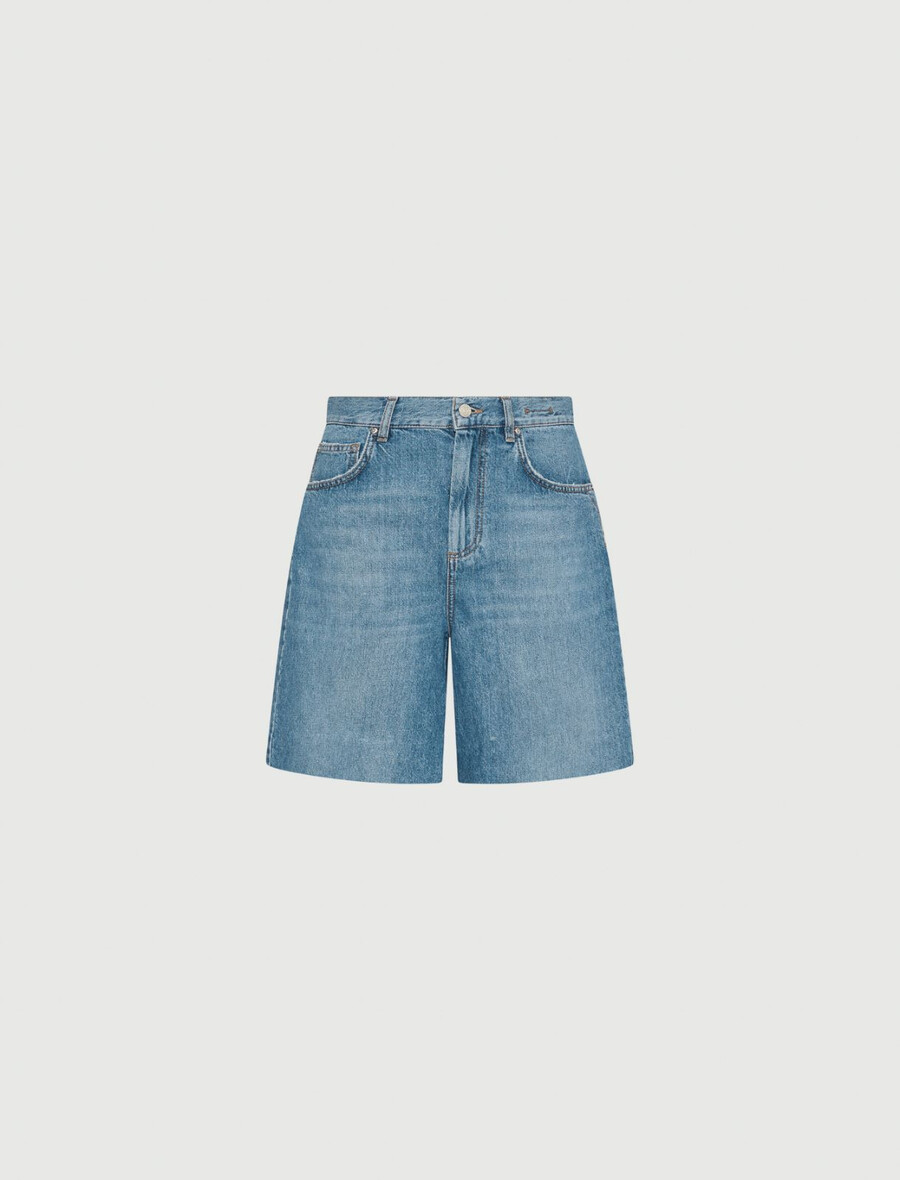 jeansshorts - delave` blau