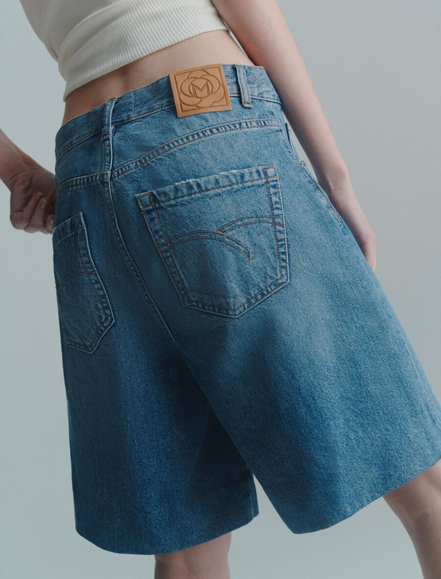 jeansshorts - delave` blau