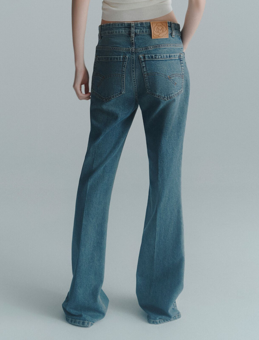 bootcut-jeans – preußischblau