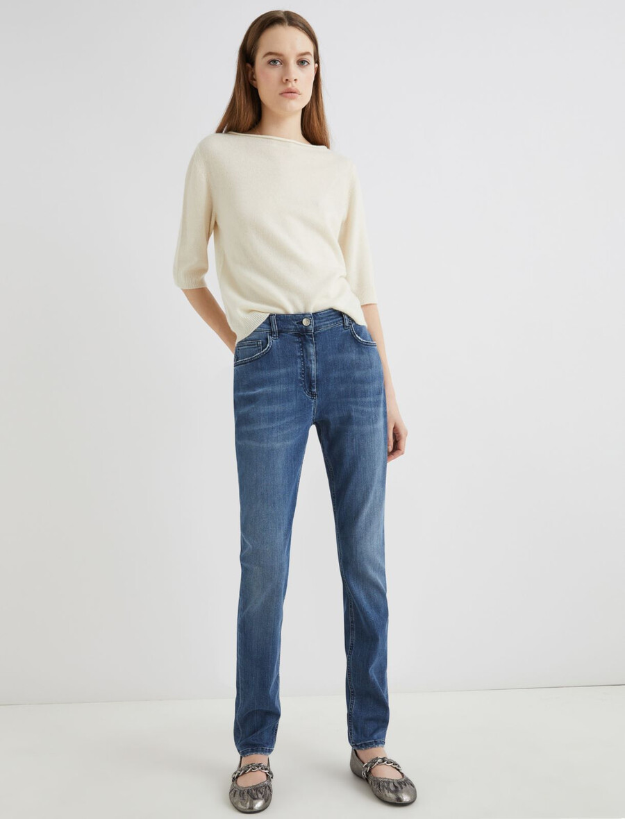 skinny jeans - blaue jeans