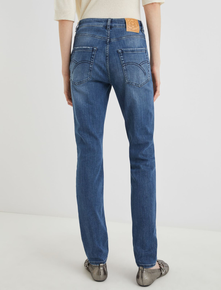 skinny jeans - blaue jeans