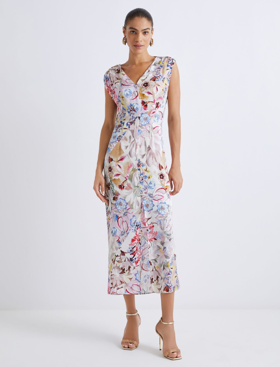 Ärmelloses kleid - pink