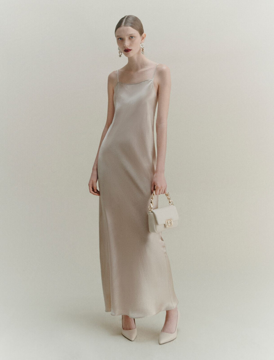 satin-unterkleid - natur