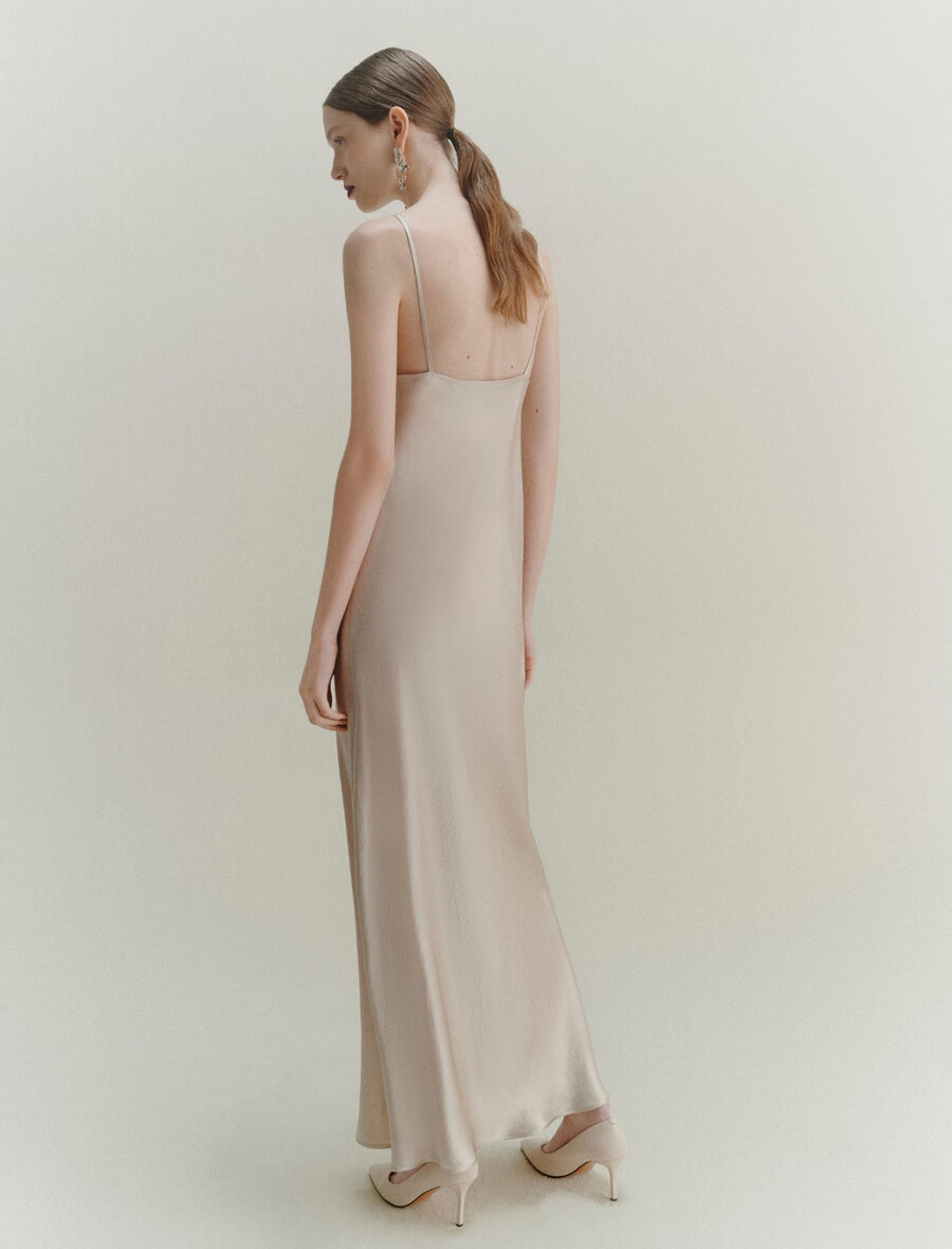 satin-unterkleid - natur