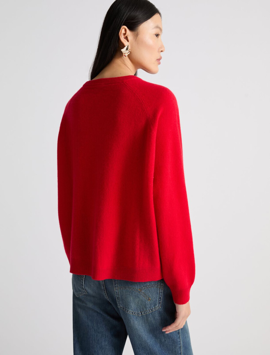 kaschmirpullover - rot