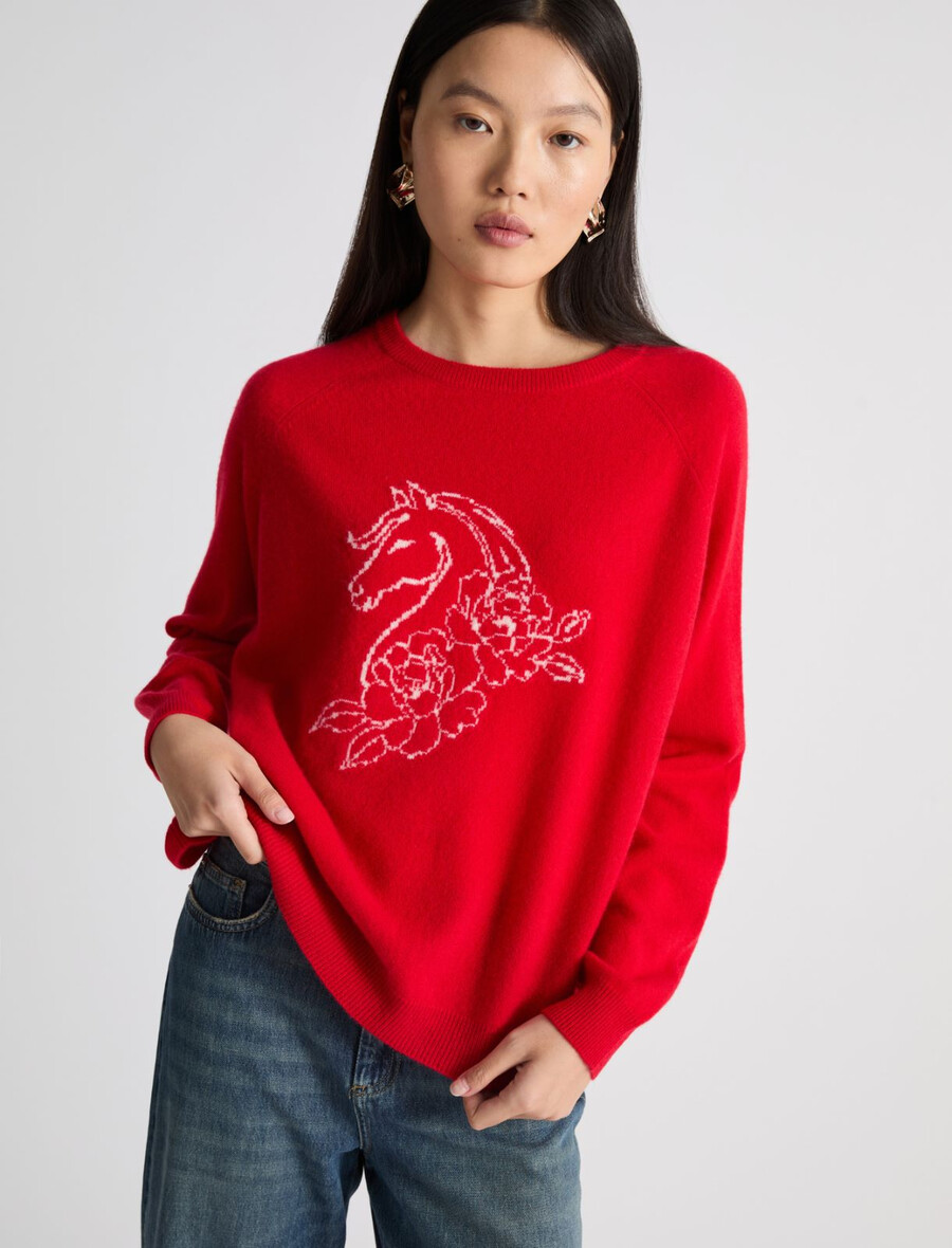 kaschmirpullover - rot
