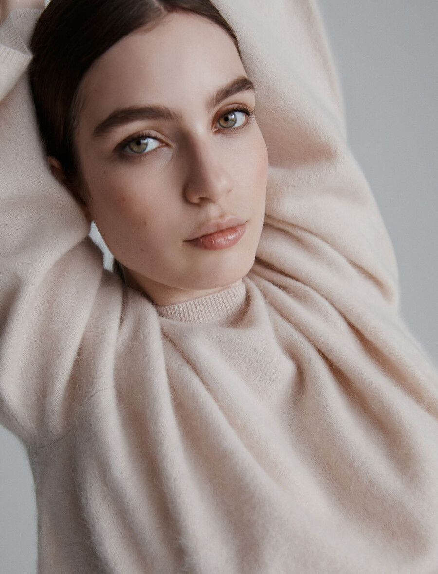woll-kaschmir-pullover – creme