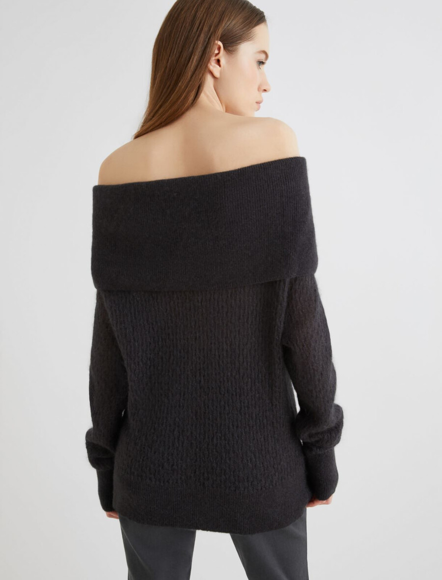 rollkragenpullover – dunkelgrau