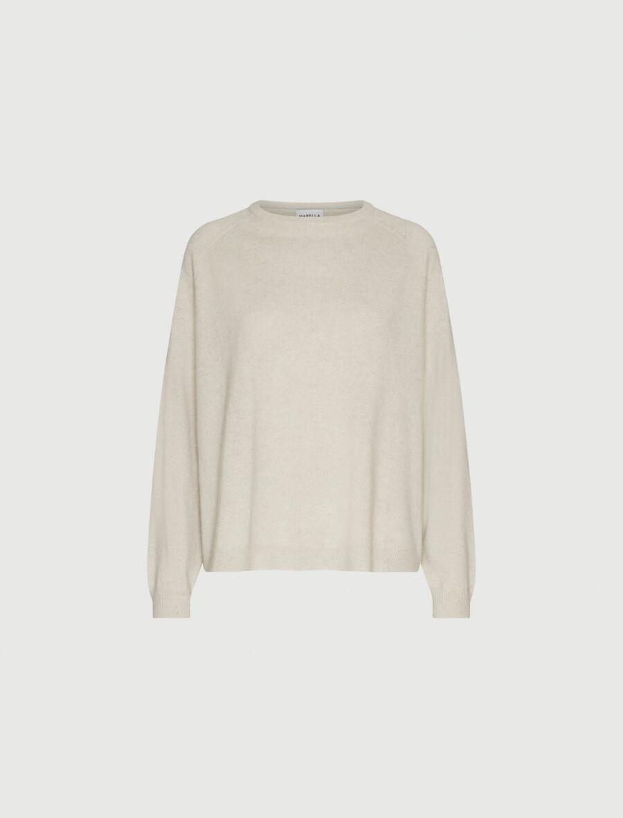 pullover aus reinem kaschmir – beige