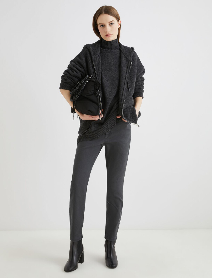 rollkragenpullover – dunkelgrau