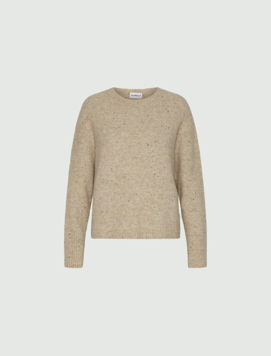 knop garnpullover - camel