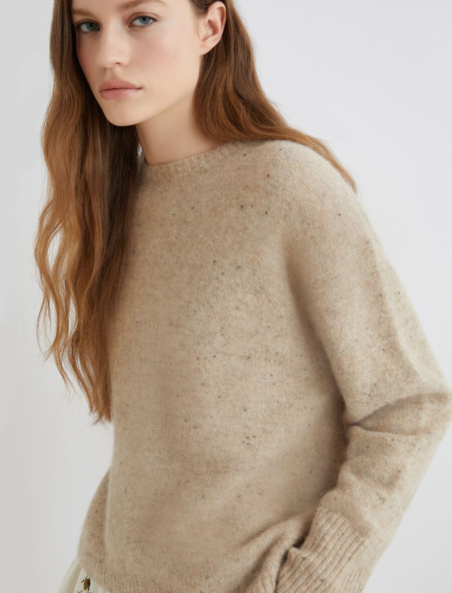 knop garnpullover - camel