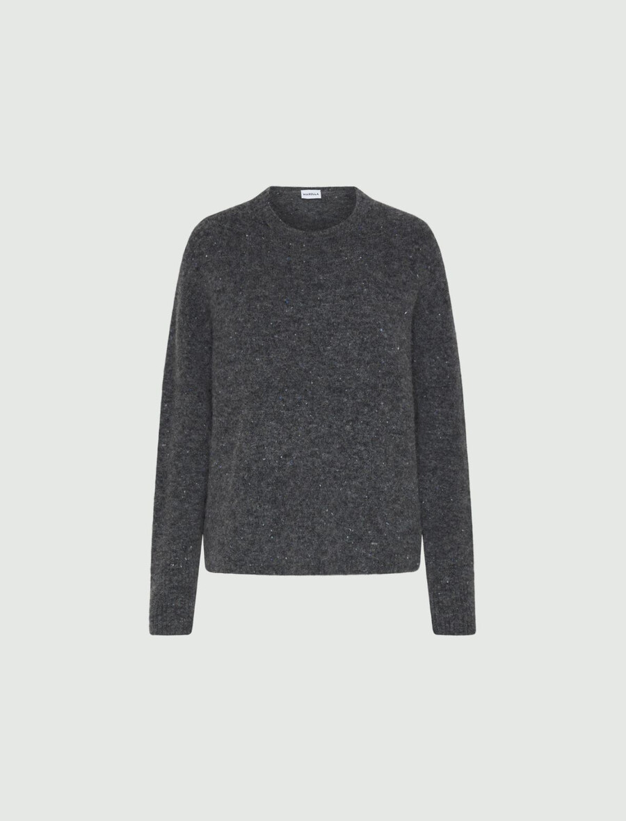 knop garnpullover - grau