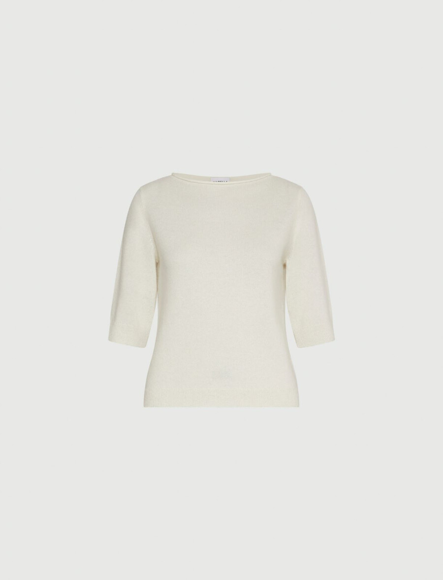 kaschmirpullover - weiss