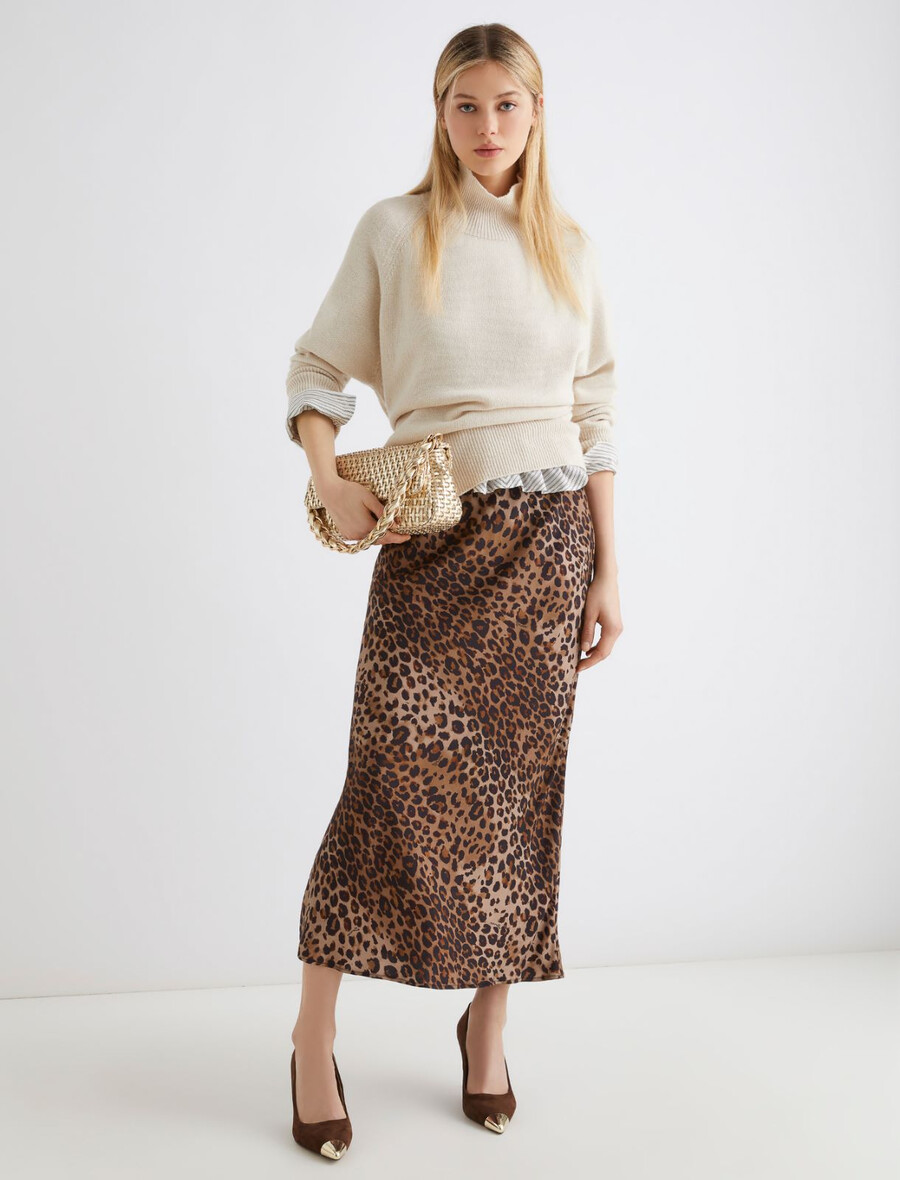 oversize-pullover aus wolle und kaschmir – elfenbein