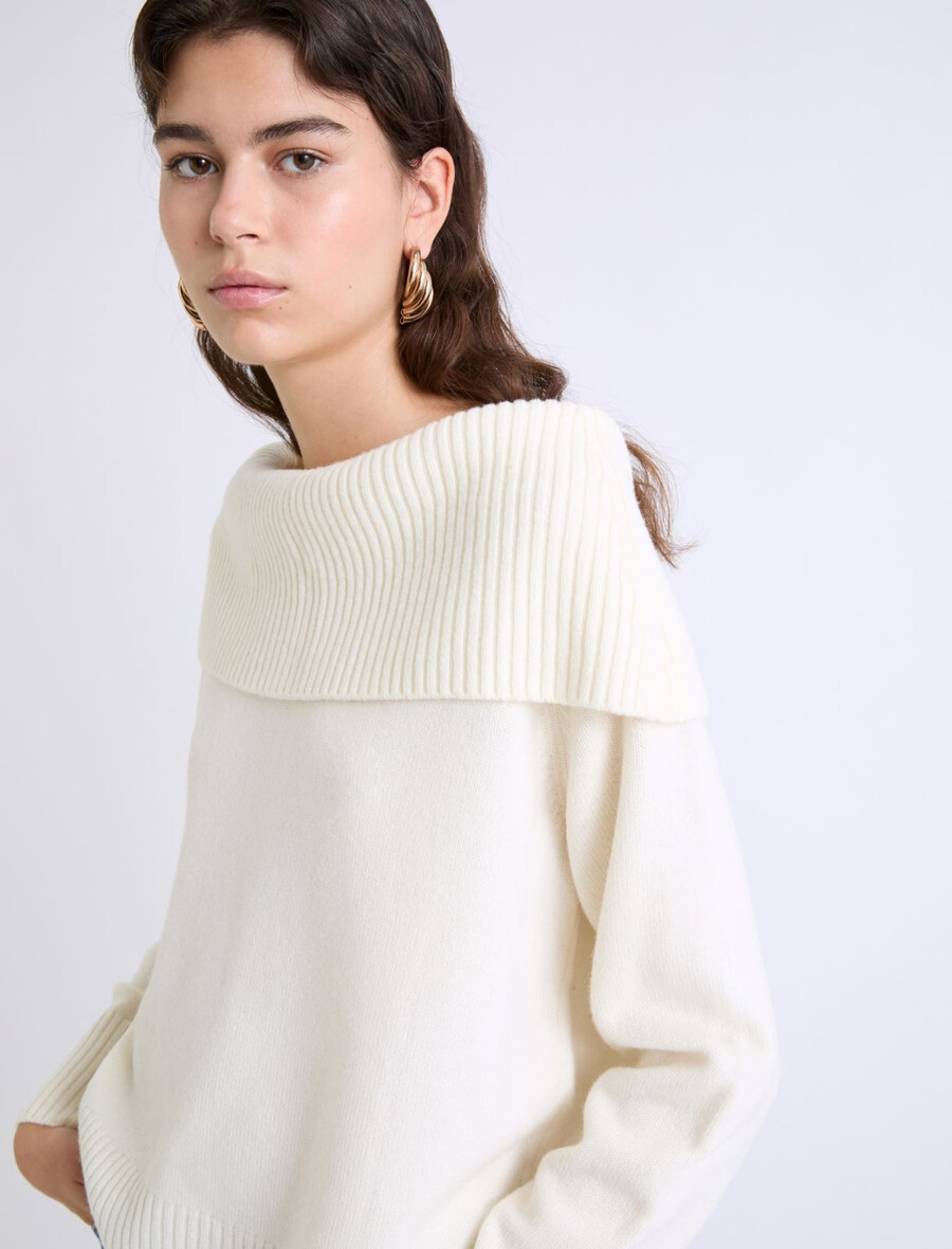 superfeiner merinopullover - creme