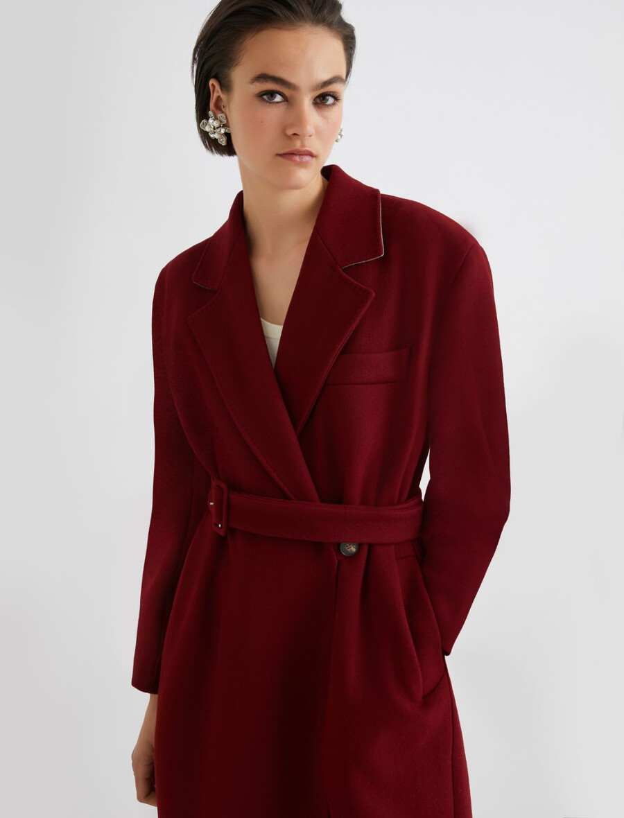 oversize-mantel – bordeaux