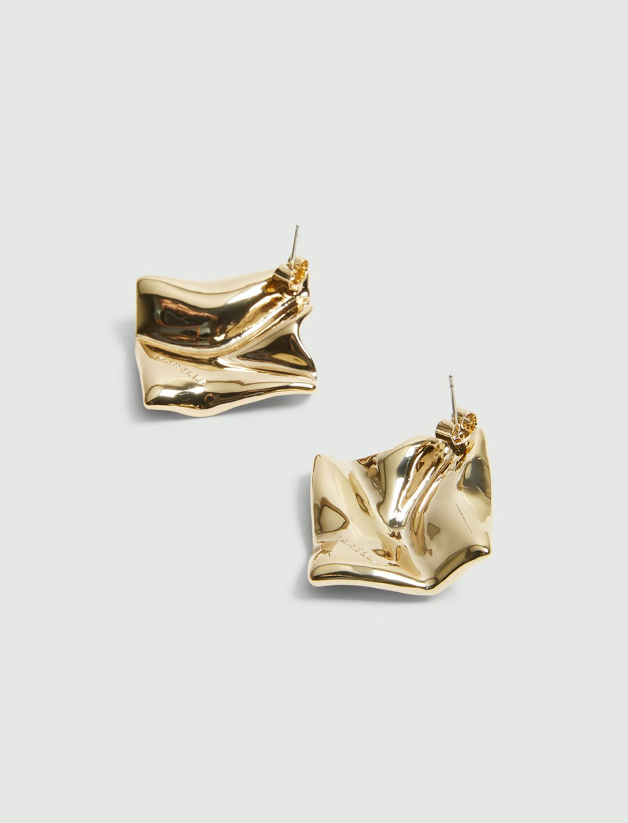 gehämmerte ohrringe – gold