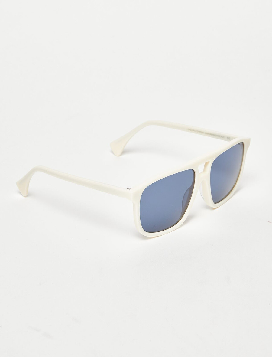 quadratische sonnenbrille – optisches weiß