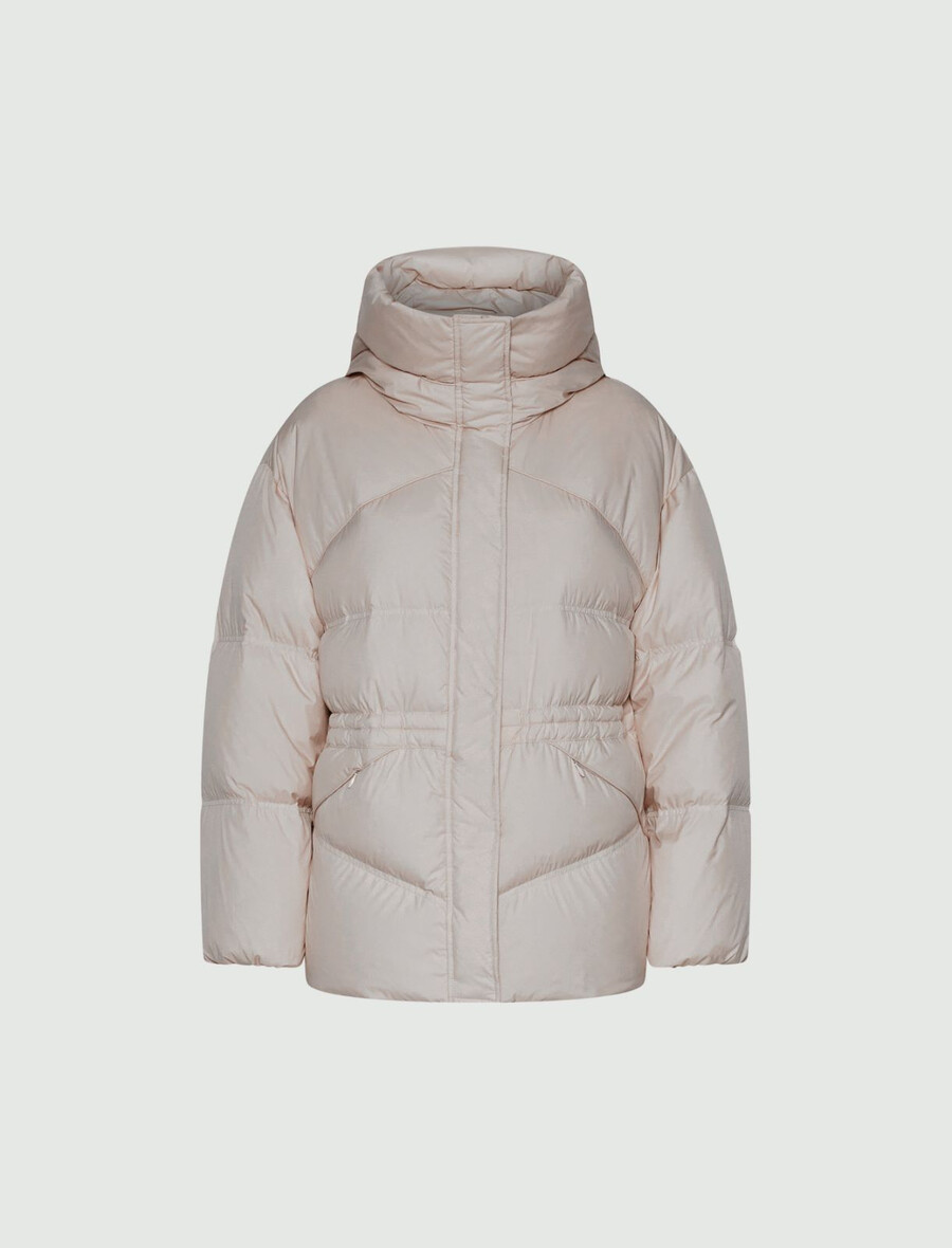 wasserdichte daunenjacke - creme