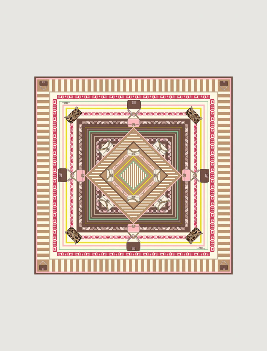 twill-schal - camel
