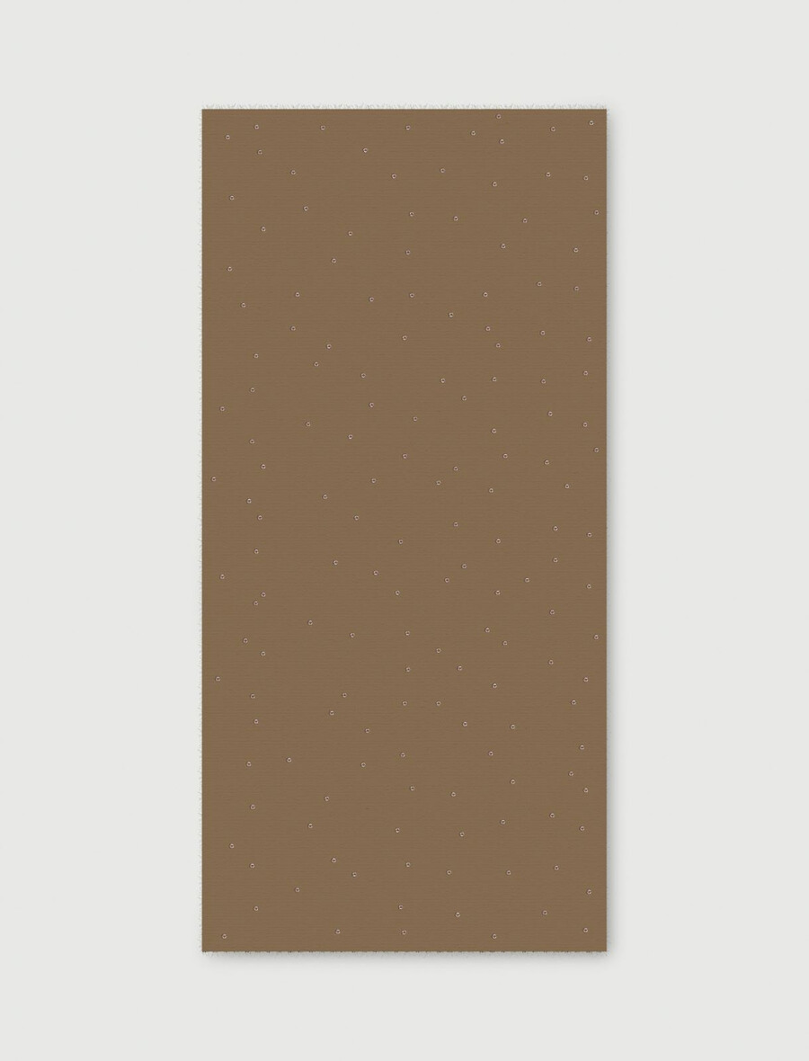 stola mit mikropailletten - kaki