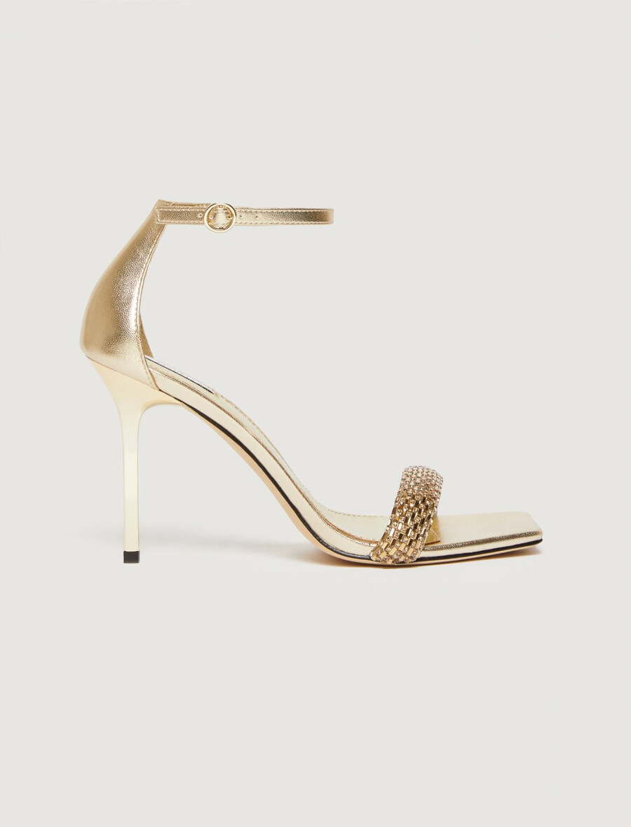 elegante sandalen – gold