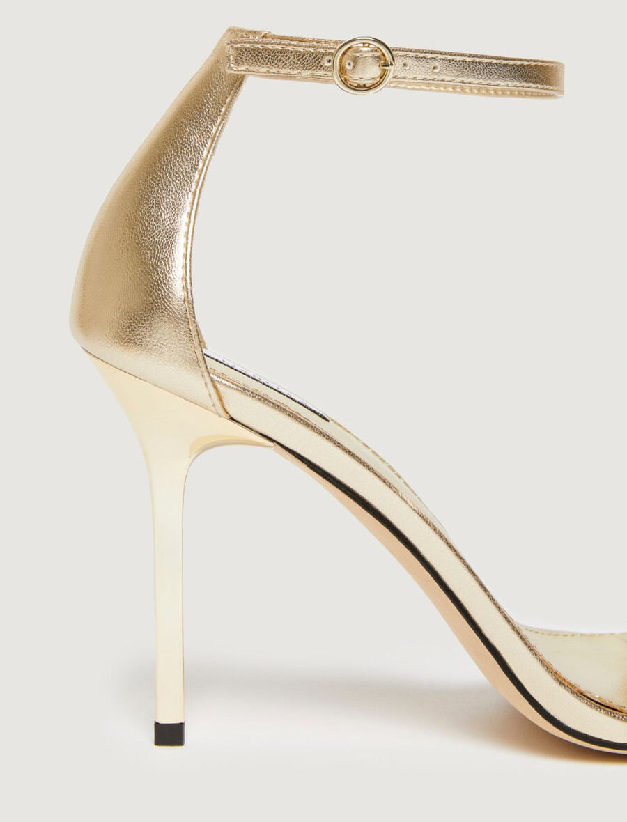 elegante sandalen – gold