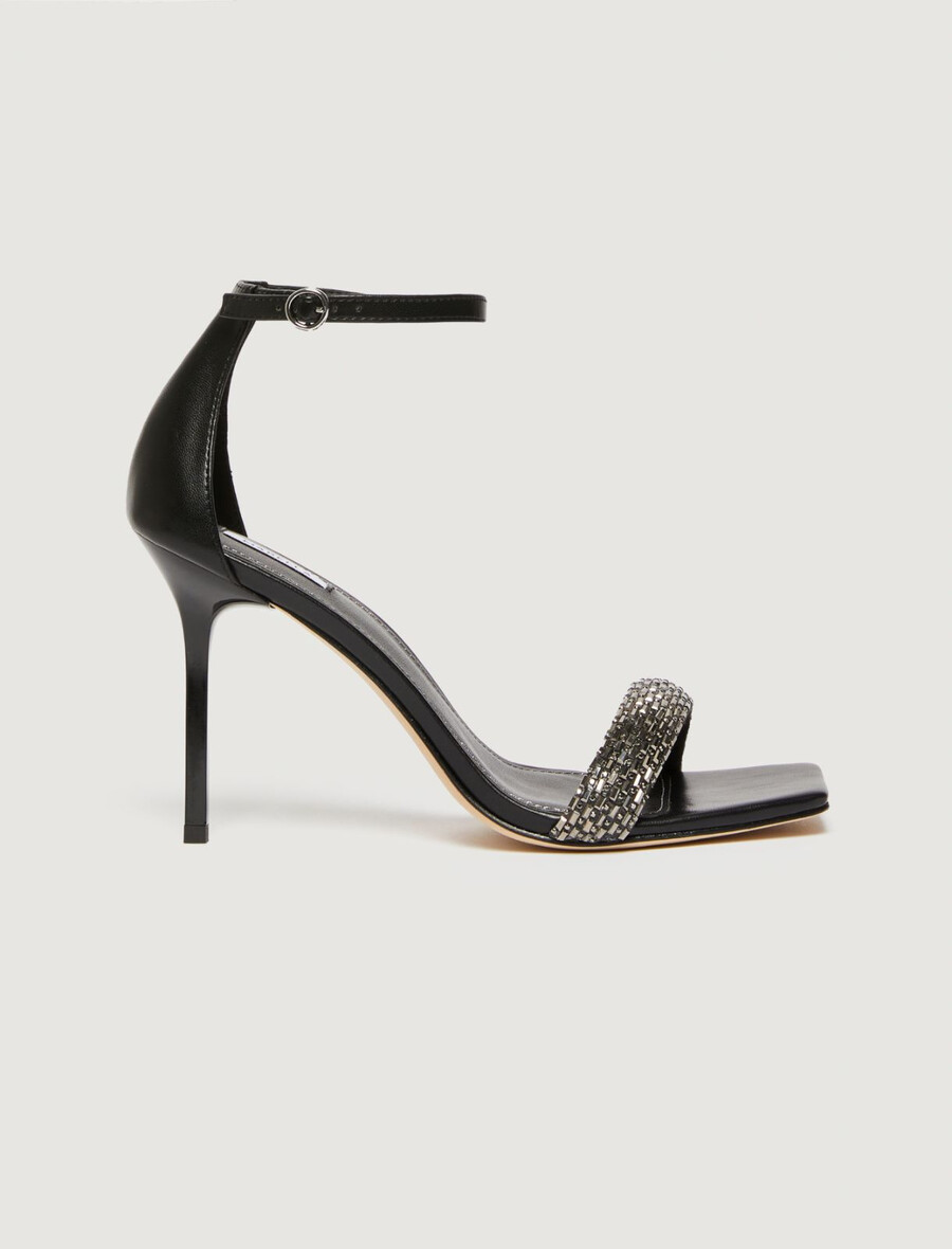 elegante sandalen – schwarz