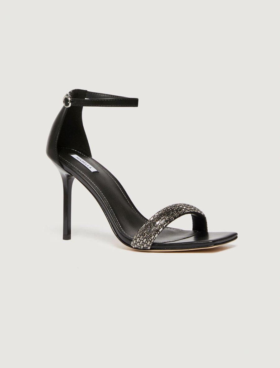 elegante sandalen – schwarz