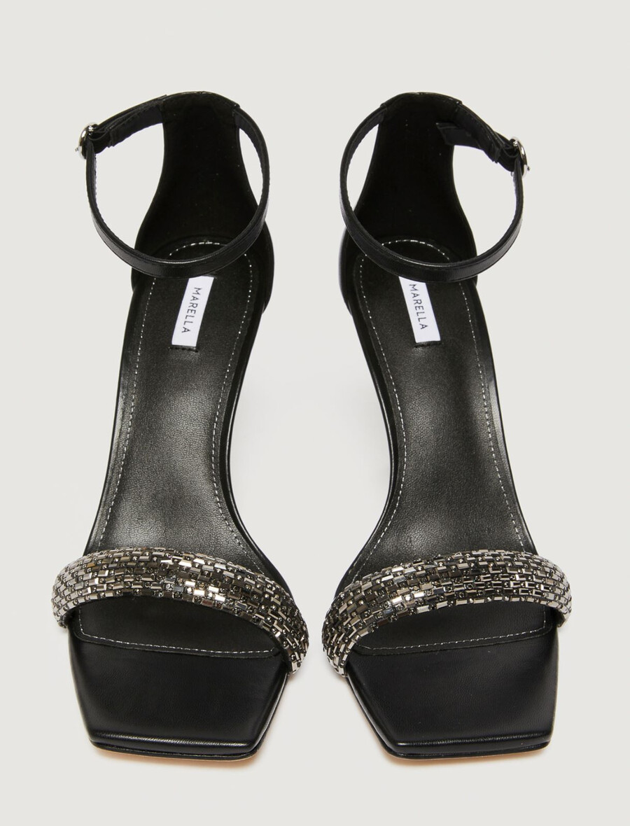 elegante sandalen – schwarz
