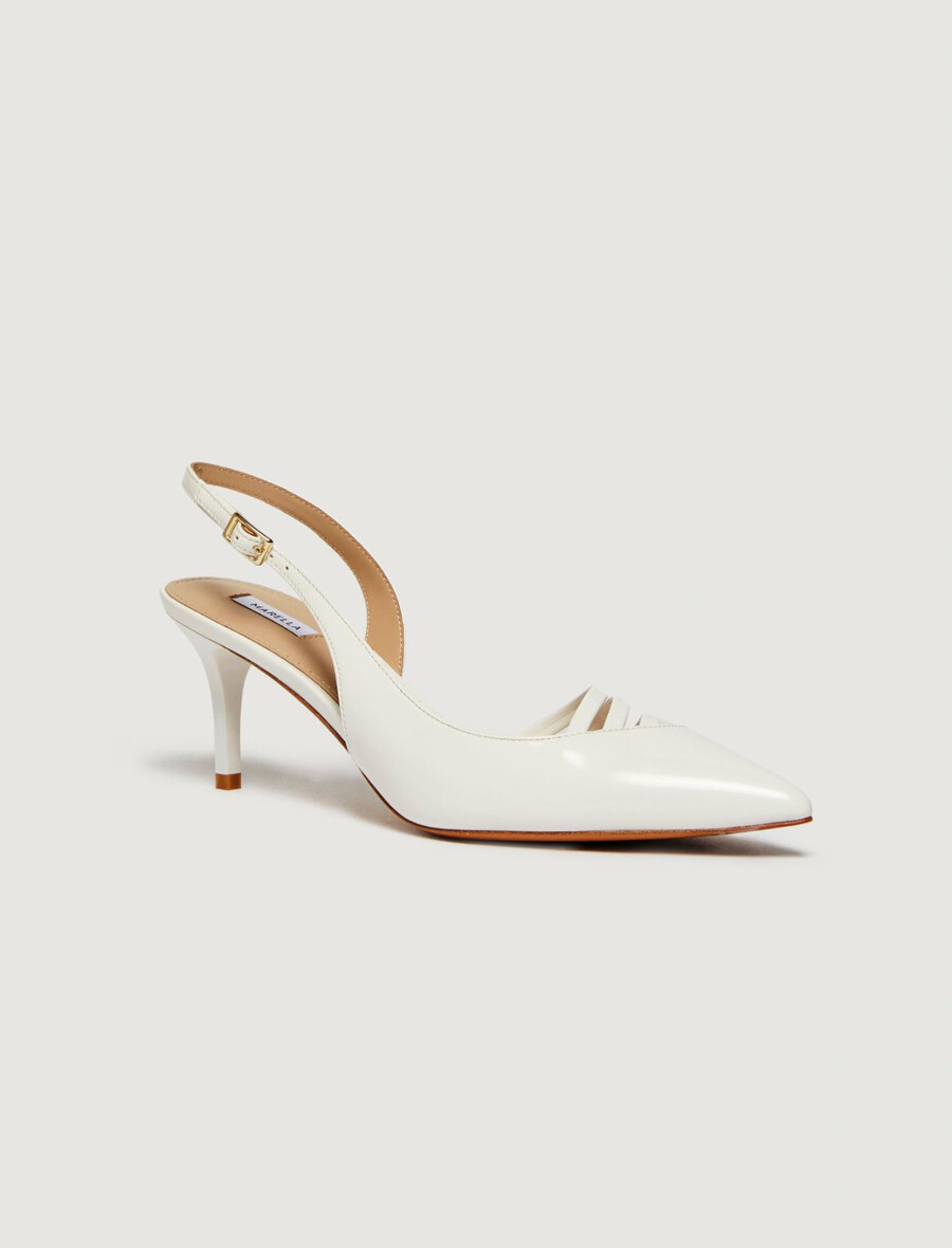 riemchen-slingbacks – weiss