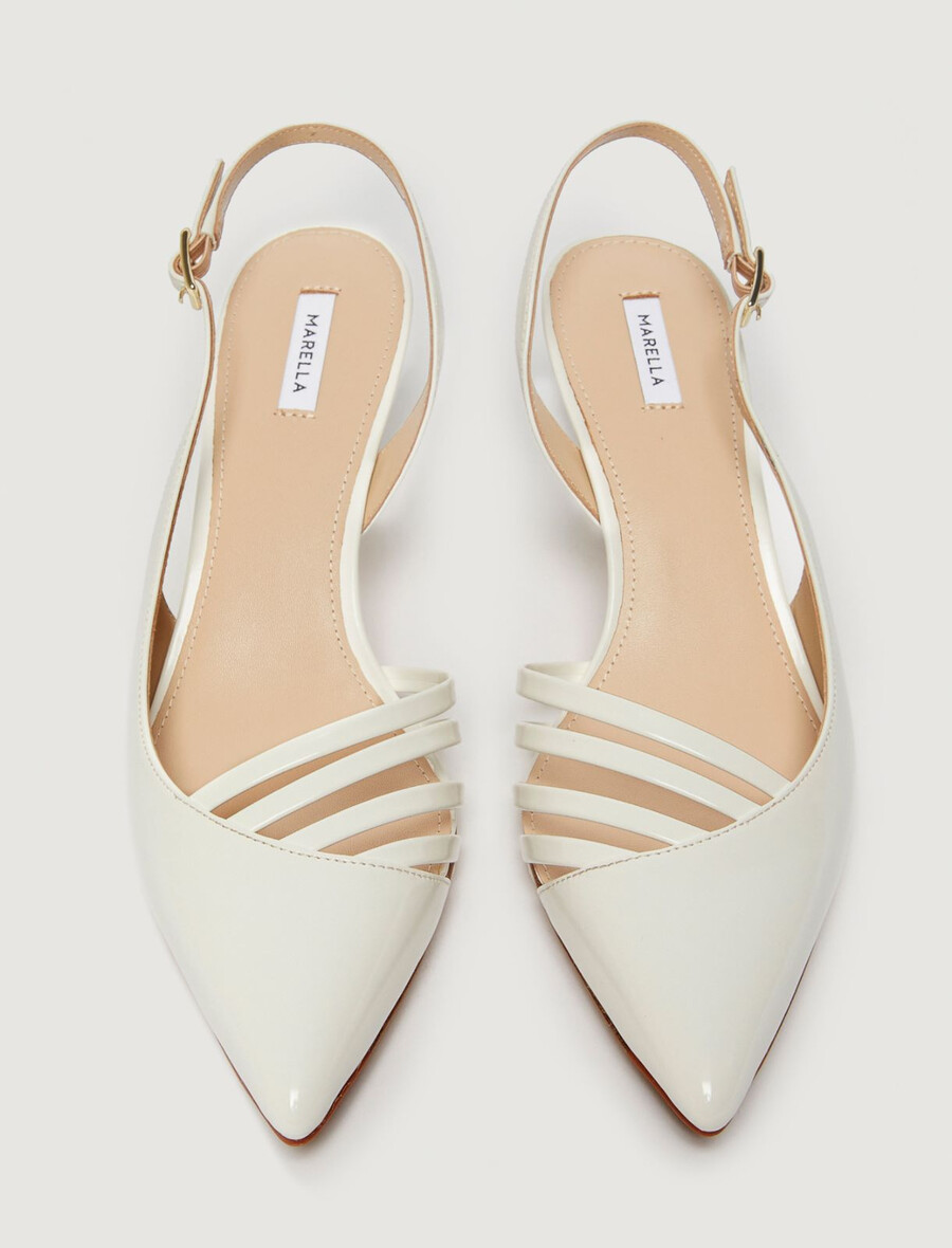riemchen-slingbacks – weiss