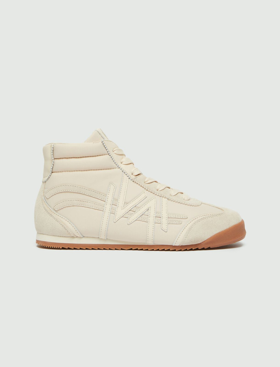 high-top-sneaker – elfenbein