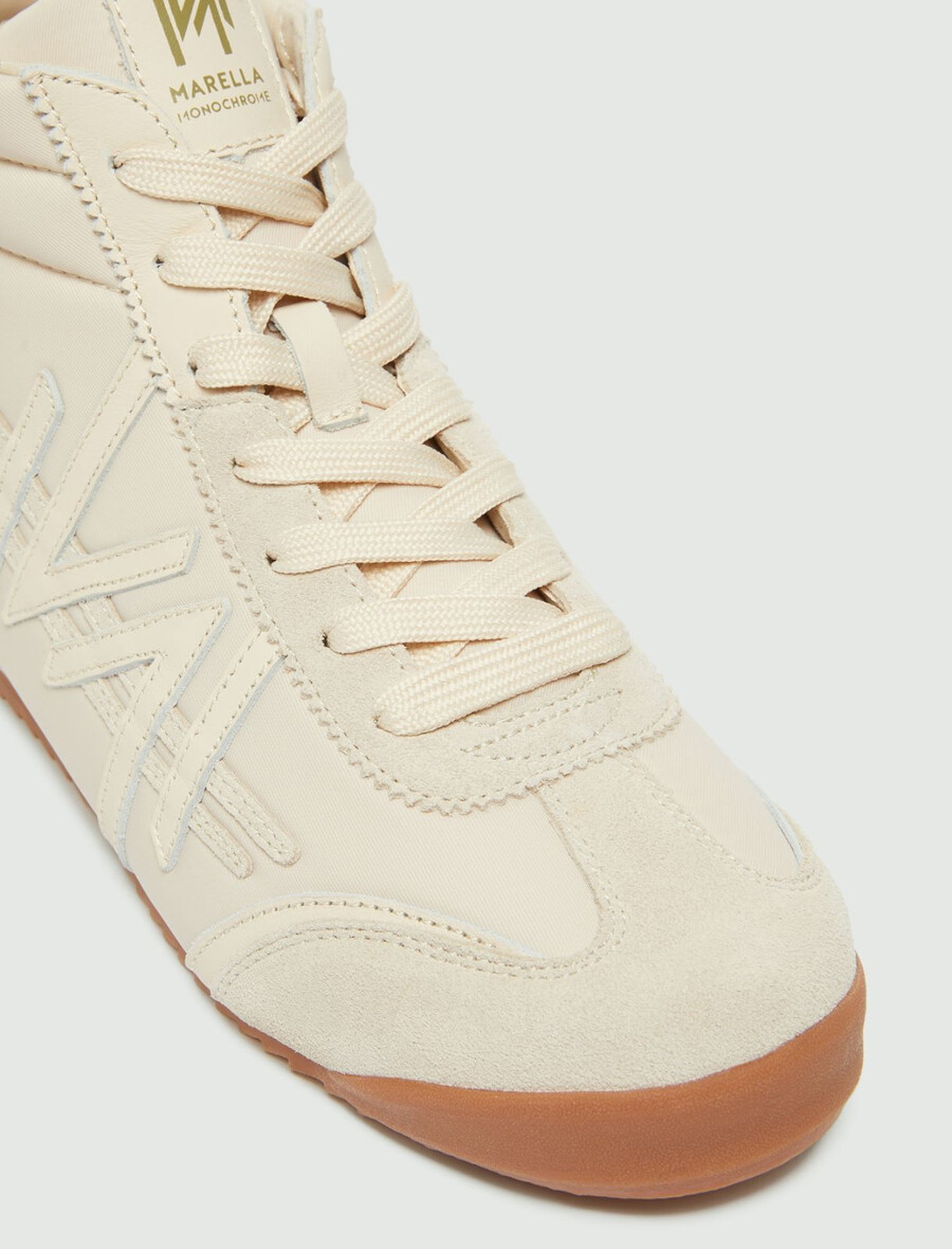 high-top-sneaker – elfenbein