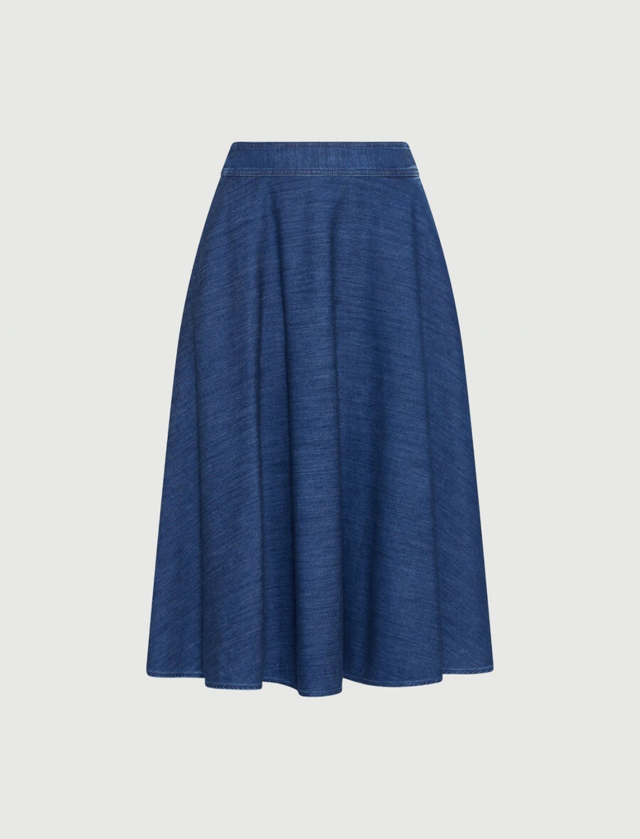 jeans-kreisrock - blaue jeans