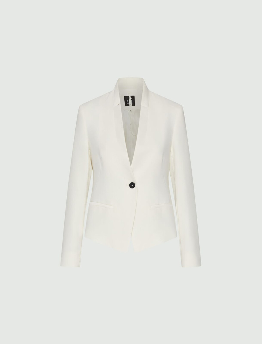 envers satinjacke - wolle weiss