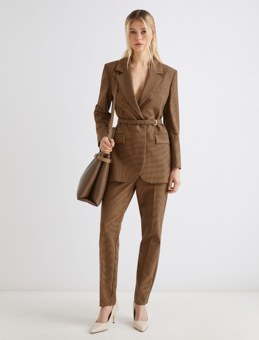 stretch-blazer - kamel