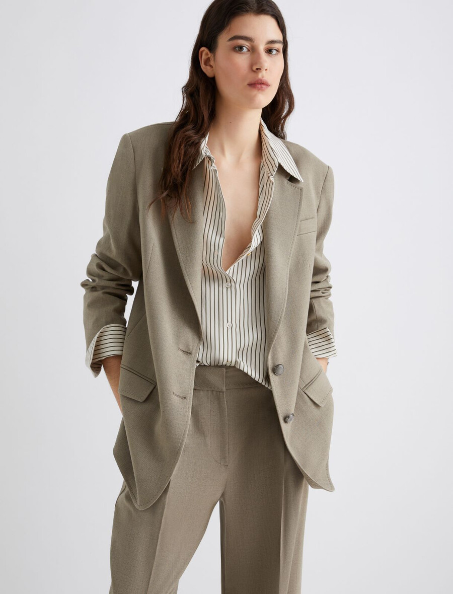 blazer aus stretch-twill - laurel