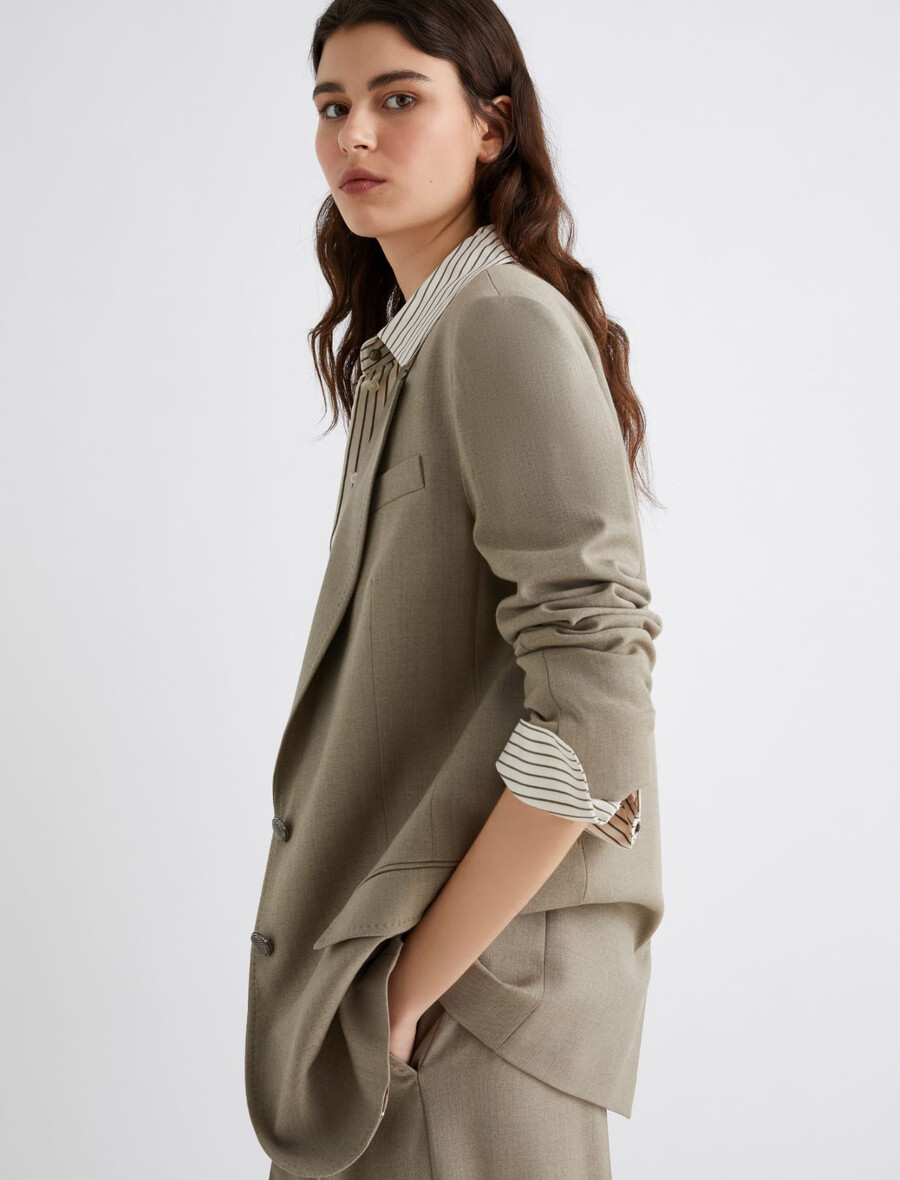 blazer aus stretch-twill - laurel