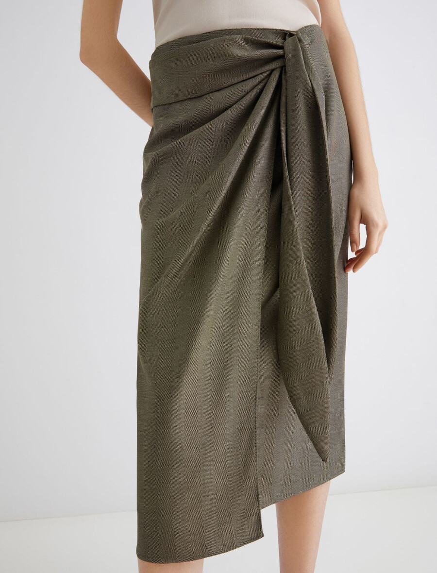 twill-wickelrock - kaki
