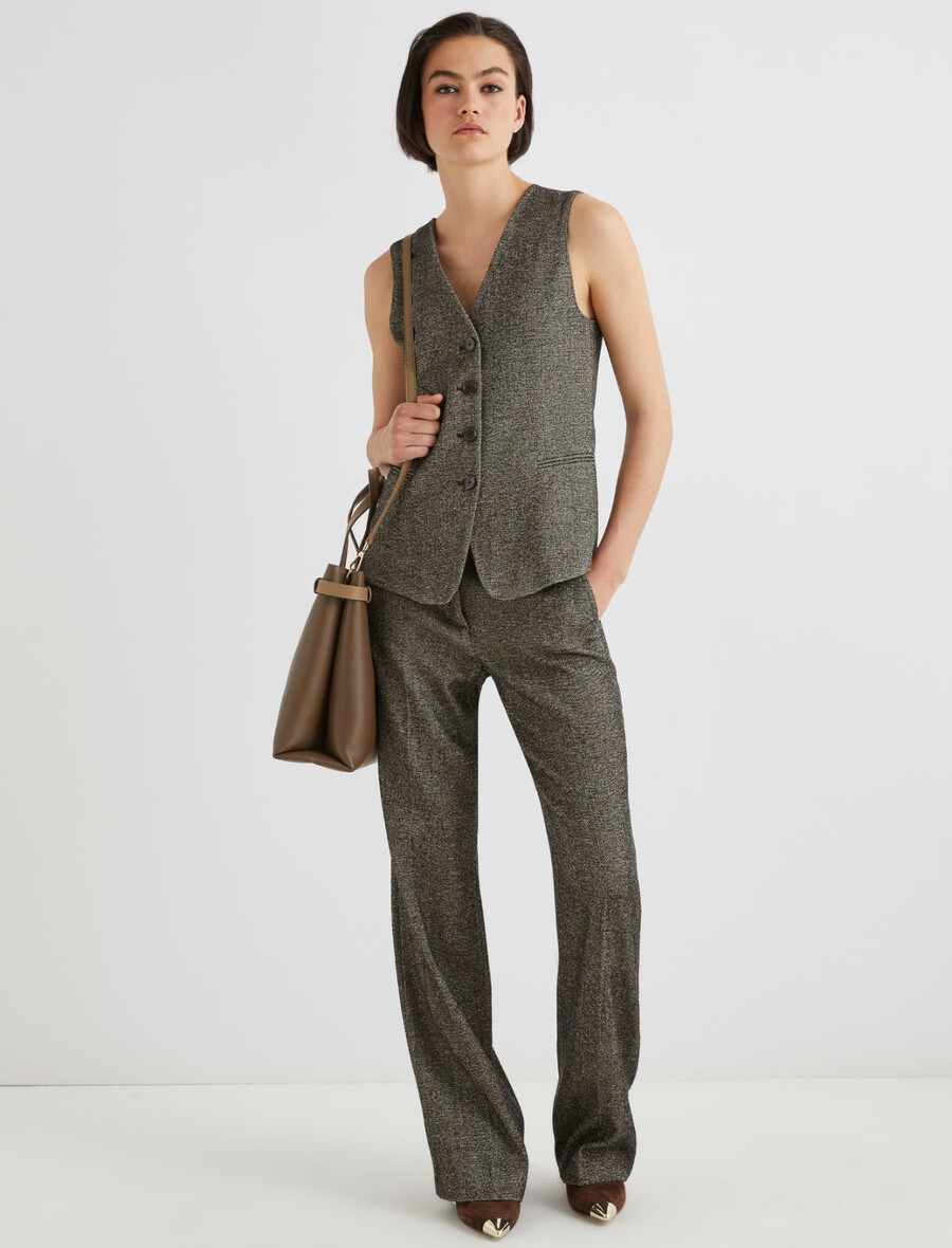 tweedhose - braun