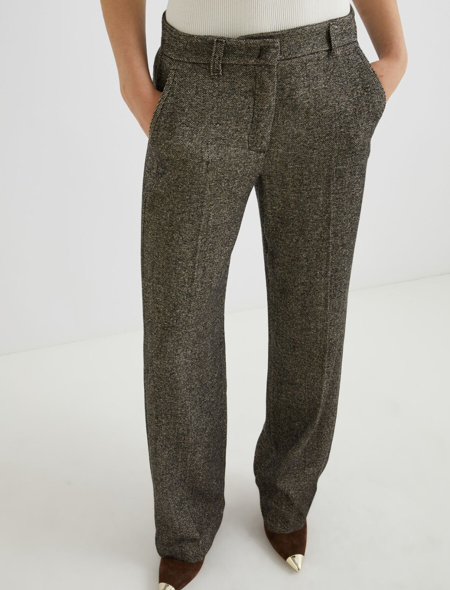 tweedhose - braun