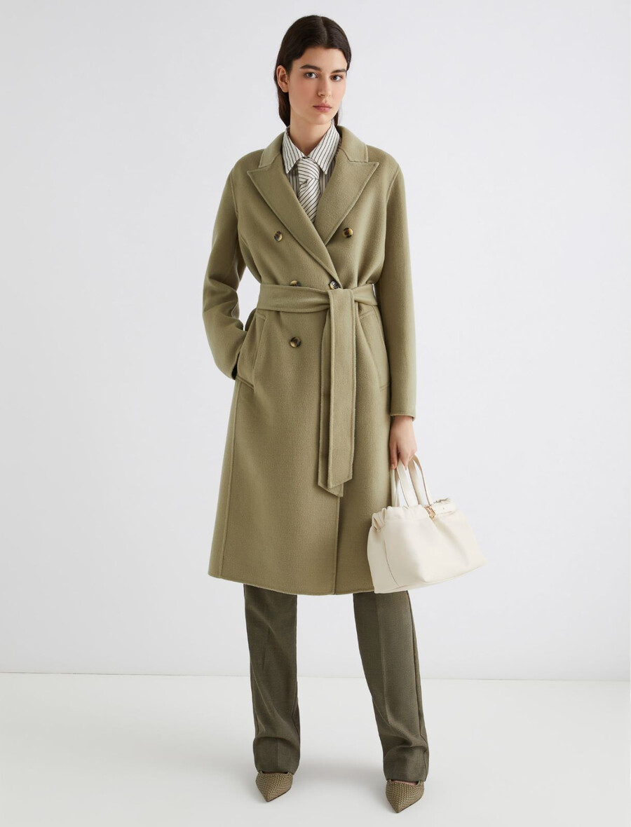 fluid twill hose - kaki