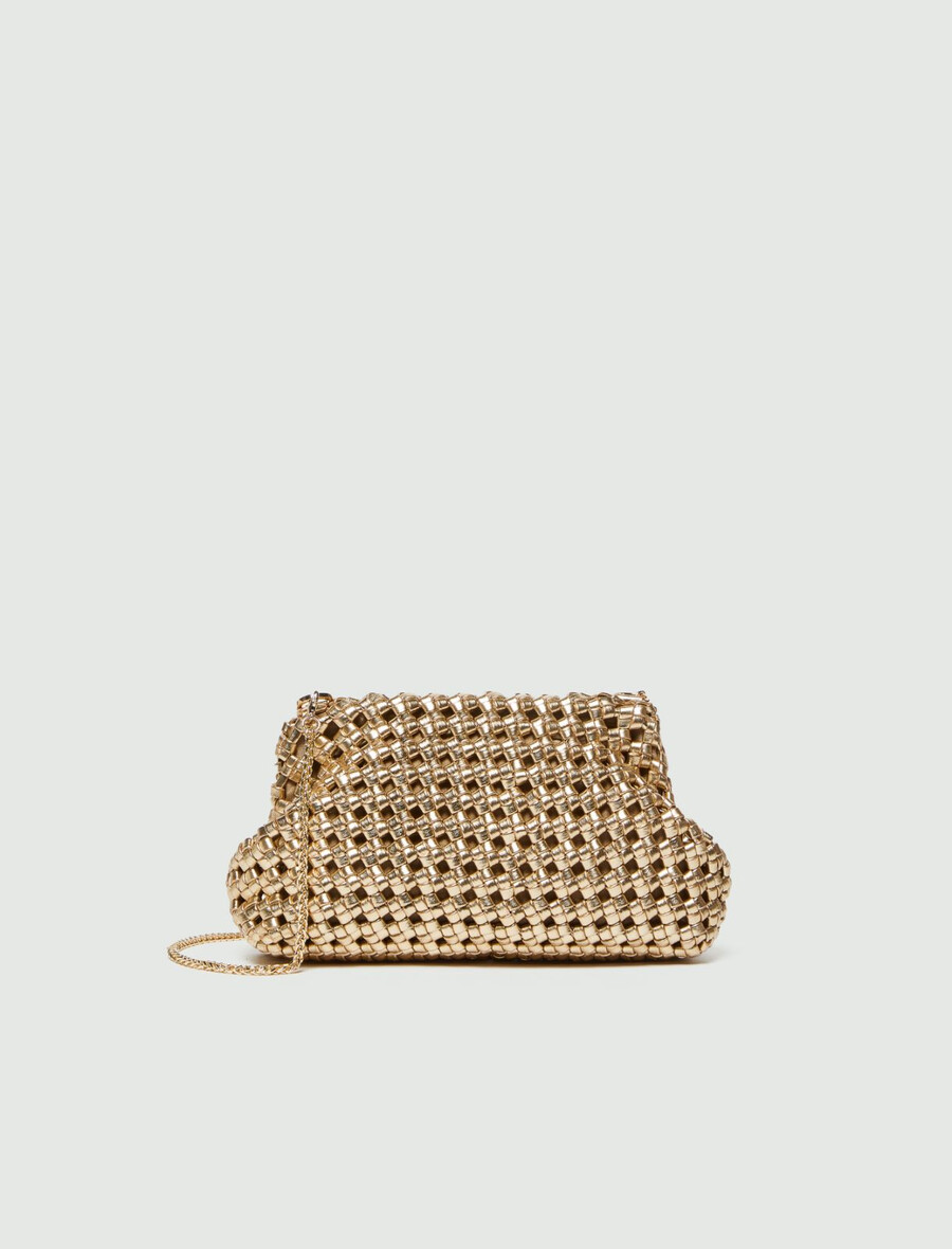 elegante kleine clutch – gold