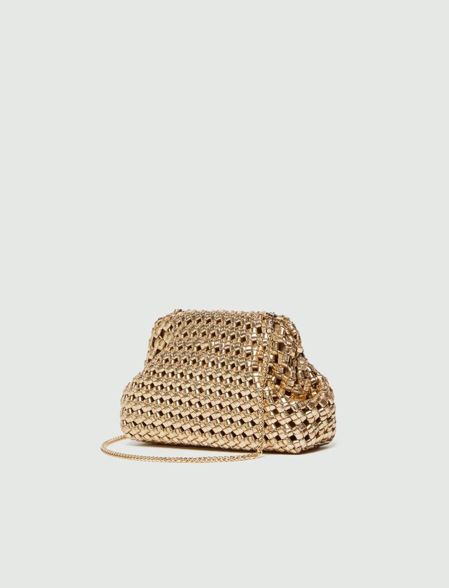 elegante kleine clutch – gold