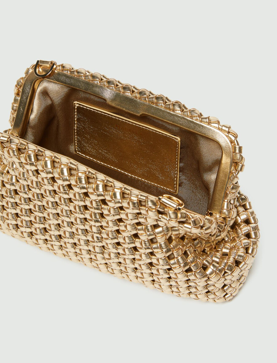 elegante kleine clutch – gold