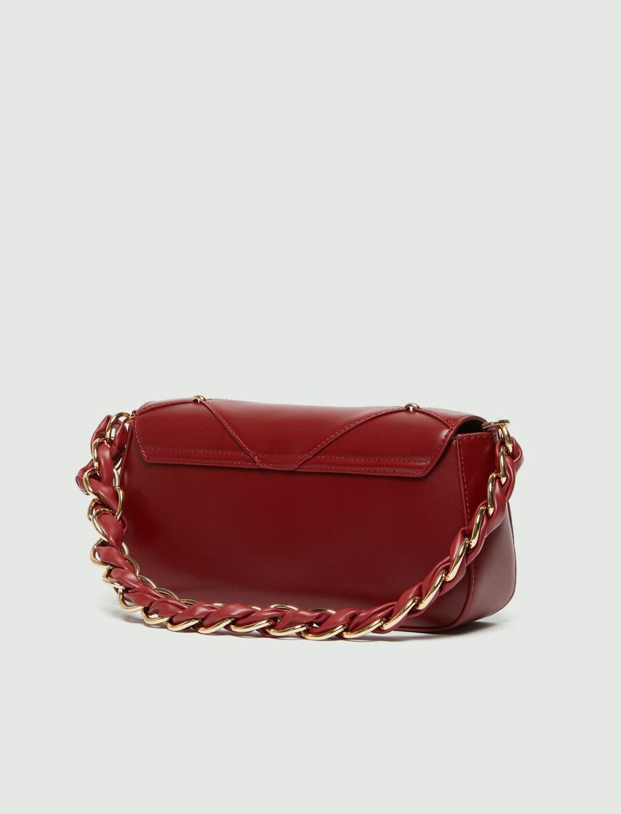 le muse mittelgroße tasche mit rautenmuster - bordeaux